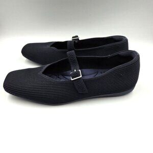 Vivaia Shoes Womens 42 /10.5 Navy Blue Margot Square Toe Mary Jane